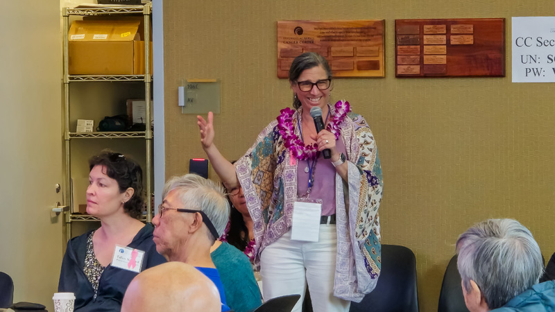 Christa Braun-Inglis spearking